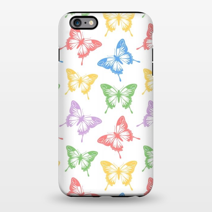 iPhone 6/6s plus StrongFit Funky butterflies by Martina