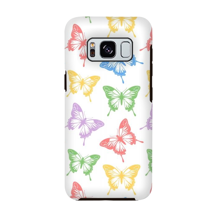 Galaxy S8 StrongFit Funky butterflies by Martina