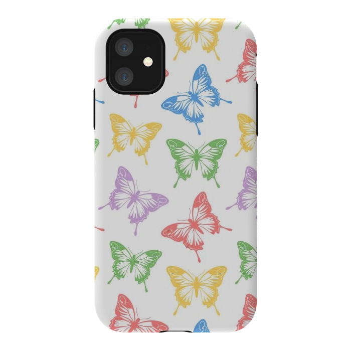 iPhone 11 StrongFit Funky butterflies by Martina