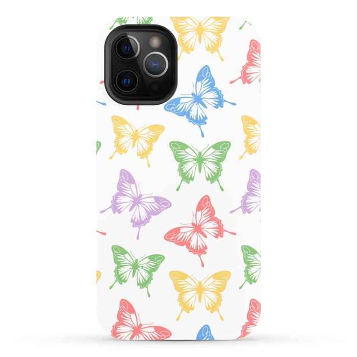 iPhone 12 Pro StrongFit Funky butterflies by Martina