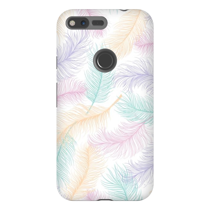 Pixel XL StrongFit Pastel Feathers by Martina