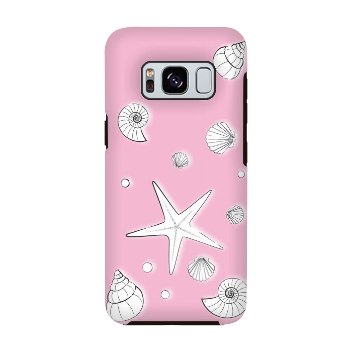 Galaxy S8 StrongFit Pink Sea by Martina
