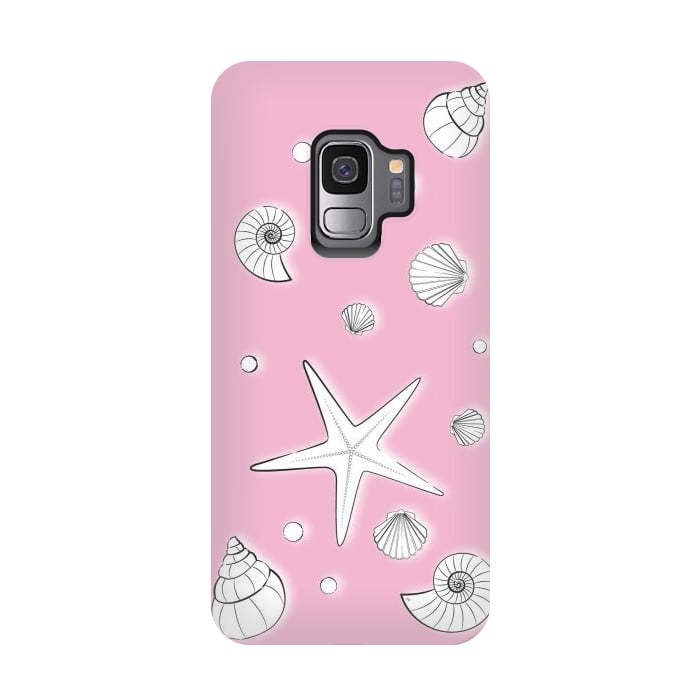 Galaxy S9 StrongFit Pink Sea by Martina