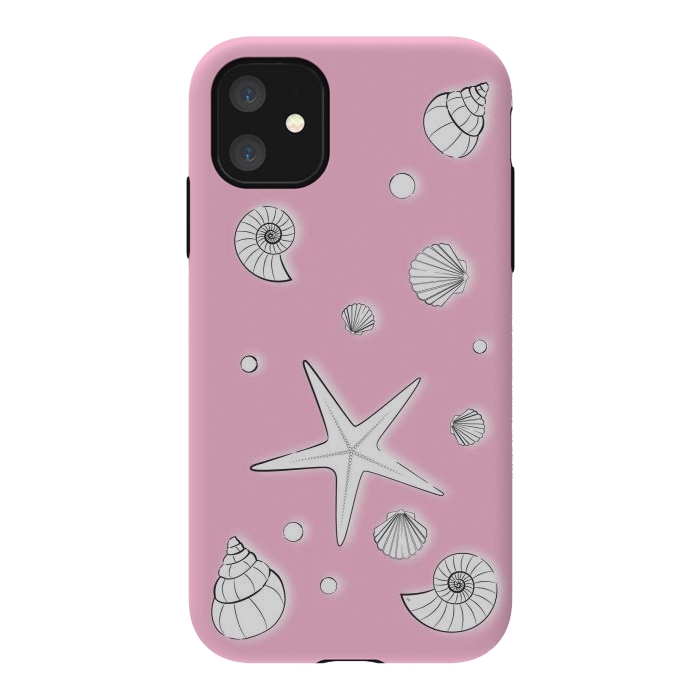 iPhone 11 StrongFit Pink Sea by Martina