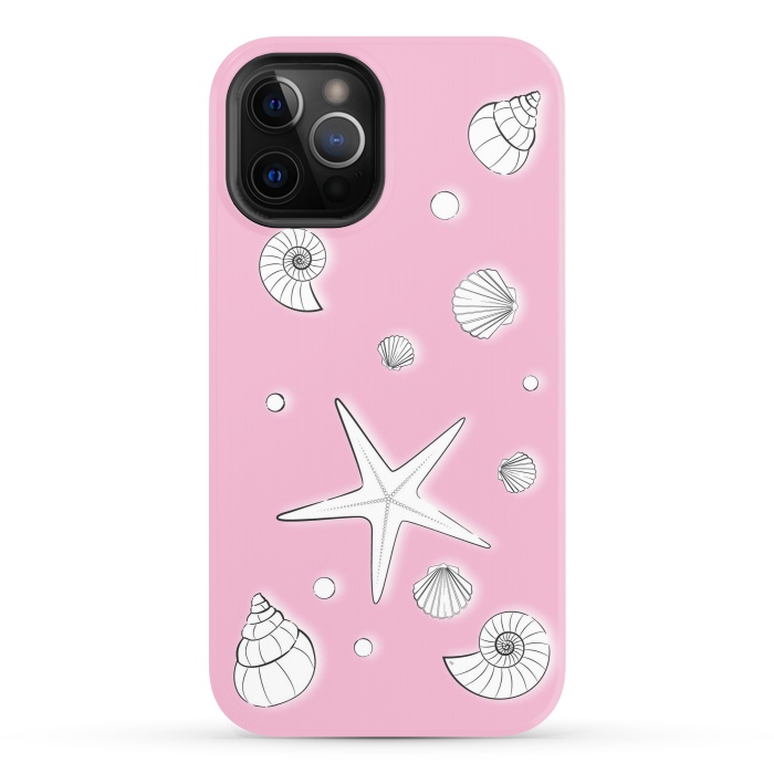 iPhone 12 Pro StrongFit Pink Sea by Martina
