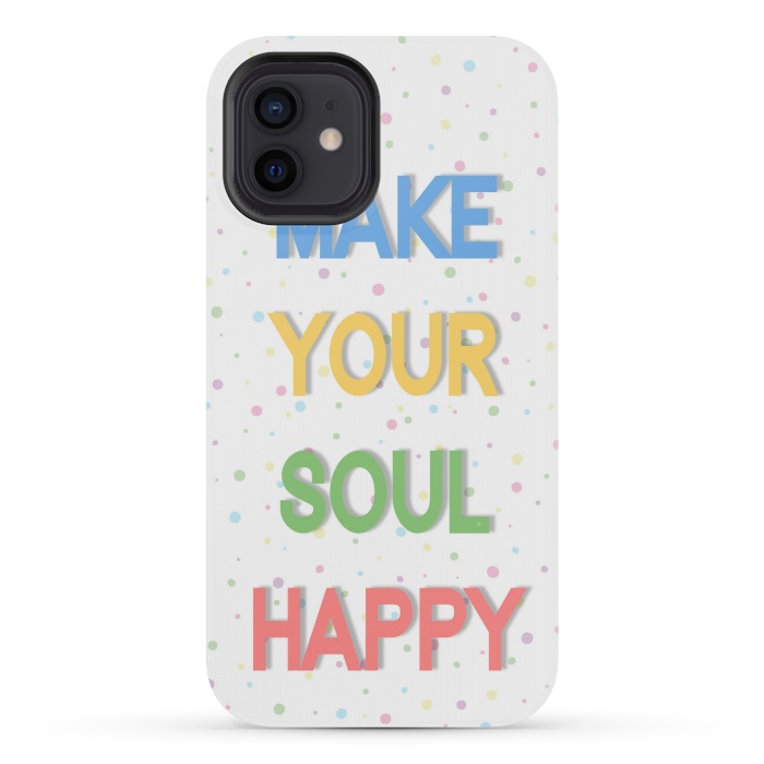 iPhone 12 mini StrongFit Happy Soul by Martina