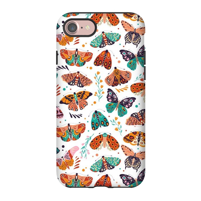 iPhone 7 StrongFit Spring Butterflies Pattern 002 by Jelena Obradovic