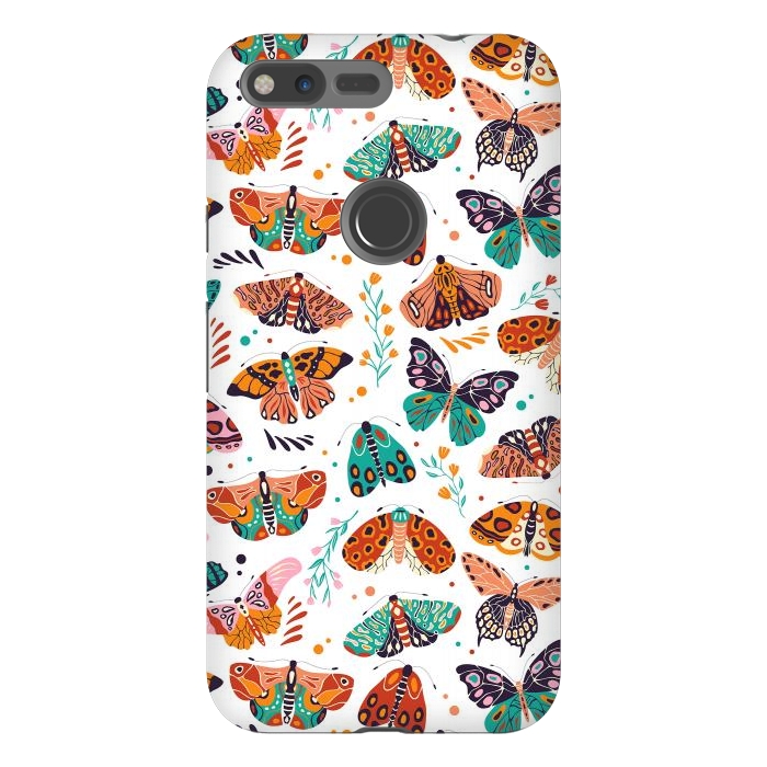 Pixel XL StrongFit Spring Butterflies Pattern 002 by Jelena Obradovic