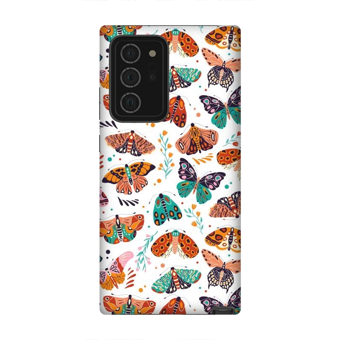 Galaxy Note 20 Ultra StrongFit Spring Butterflies Pattern 002 by Jelena Obradovic