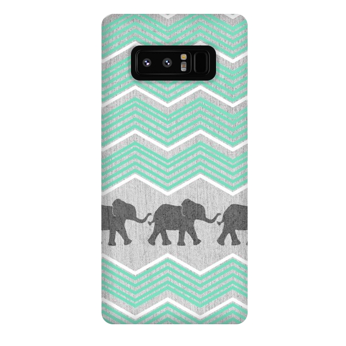 Galaxy Note 8 StrongFit Three Elephants by Tangerine-Tane