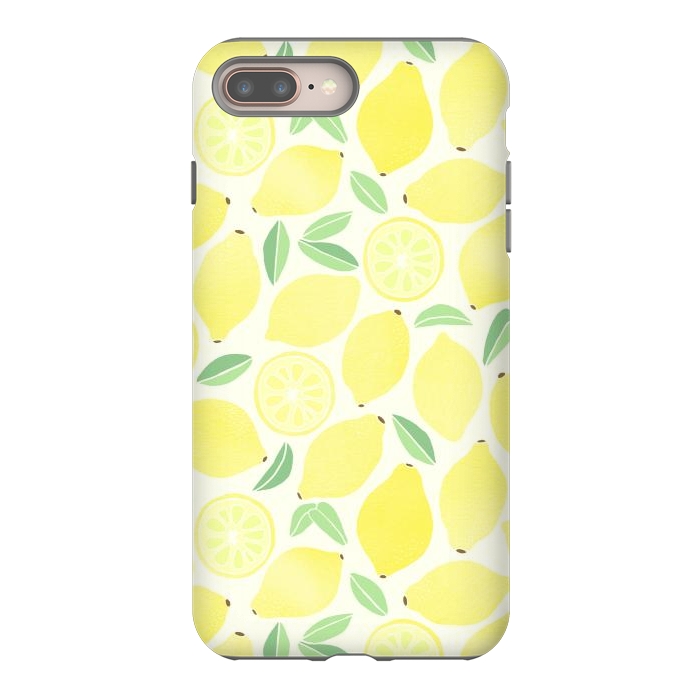 iPhone 7 plus StrongFit Summer Lemons by Tangerine-Tane