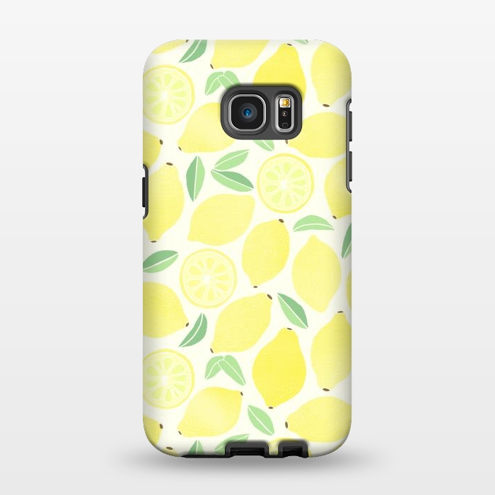 Galaxy S7 EDGE StrongFit Summer Lemons by Tangerine-Tane