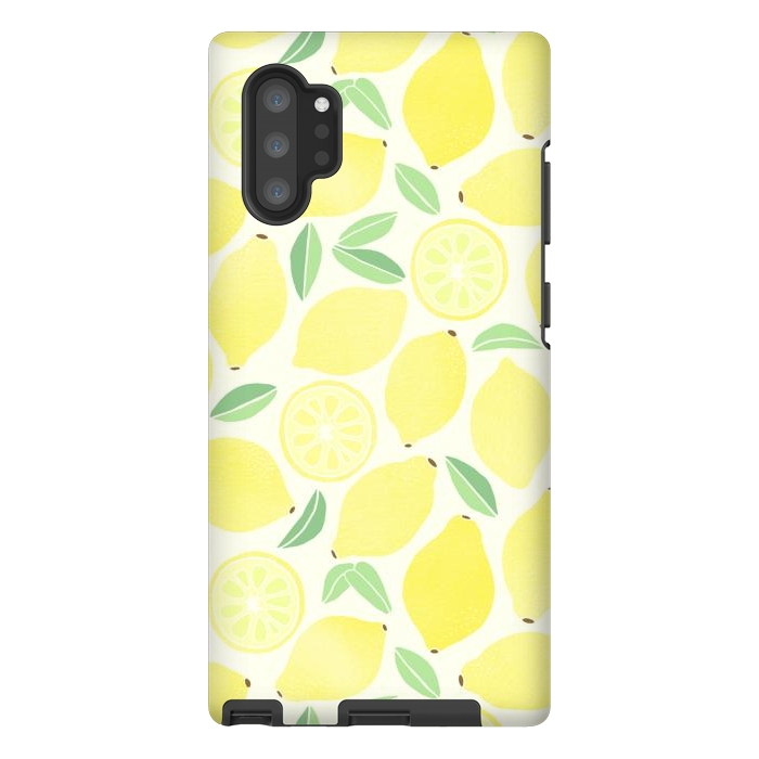 Galaxy Note 10 plus StrongFit Summer Lemons by Tangerine-Tane