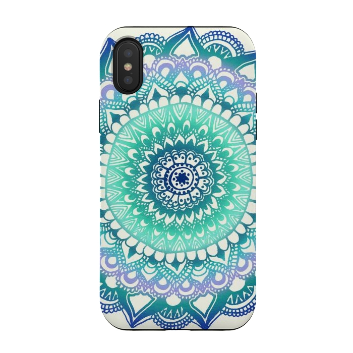 iPhone Xs / X StrongFit Deep Forest Flower by Tangerine-Tane