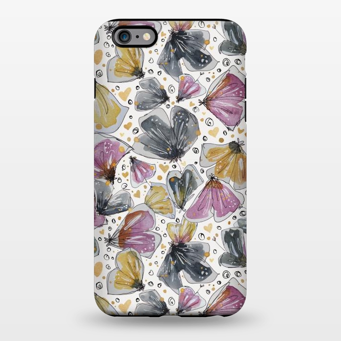iPhone 6/6s plus StrongFit Fabulous Flowery Flowers by Paula Ohreen