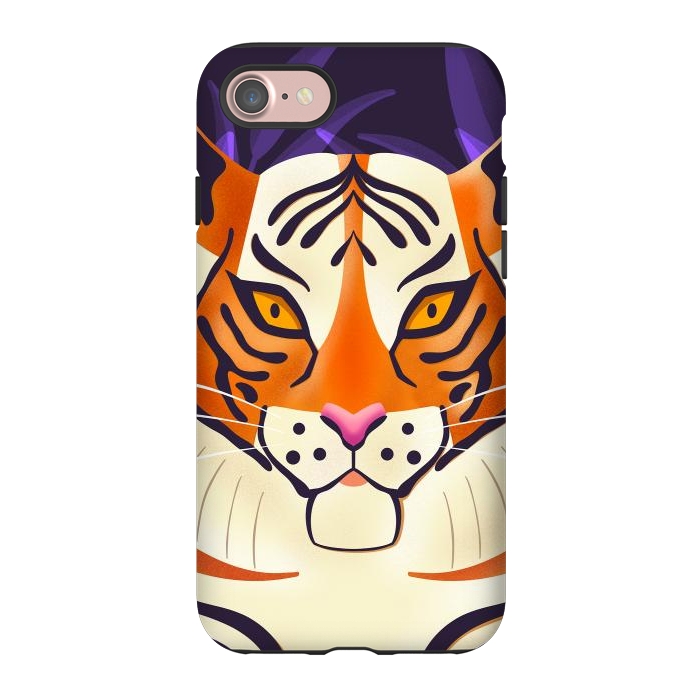 iPhone 7 StrongFit Tiger 001 Wildlife by Jelena Obradovic