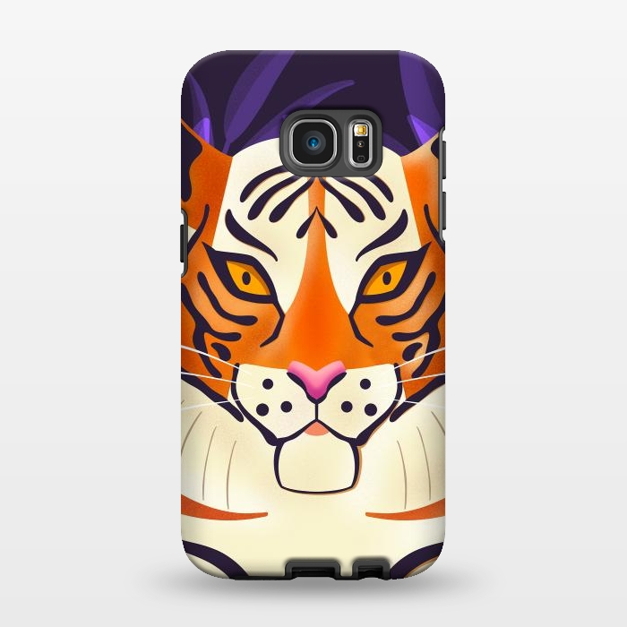 Galaxy S7 EDGE StrongFit Tiger 001 Wildlife by Jelena Obradovic