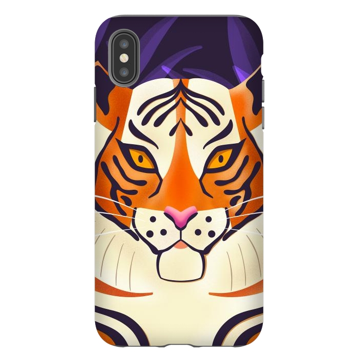 iPhone Xs Max StrongFit Tiger 001 Wildlife by Jelena Obradovic