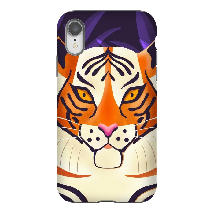 iPhone Xr StrongFit Tiger 001 Wildlife by Jelena Obradovic