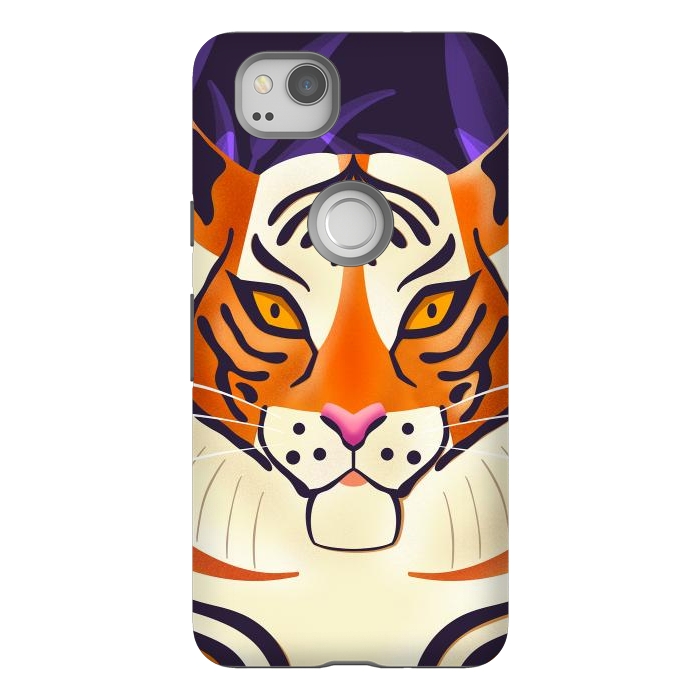 Pixel 2 StrongFit Tiger 001 Wildlife by Jelena Obradovic