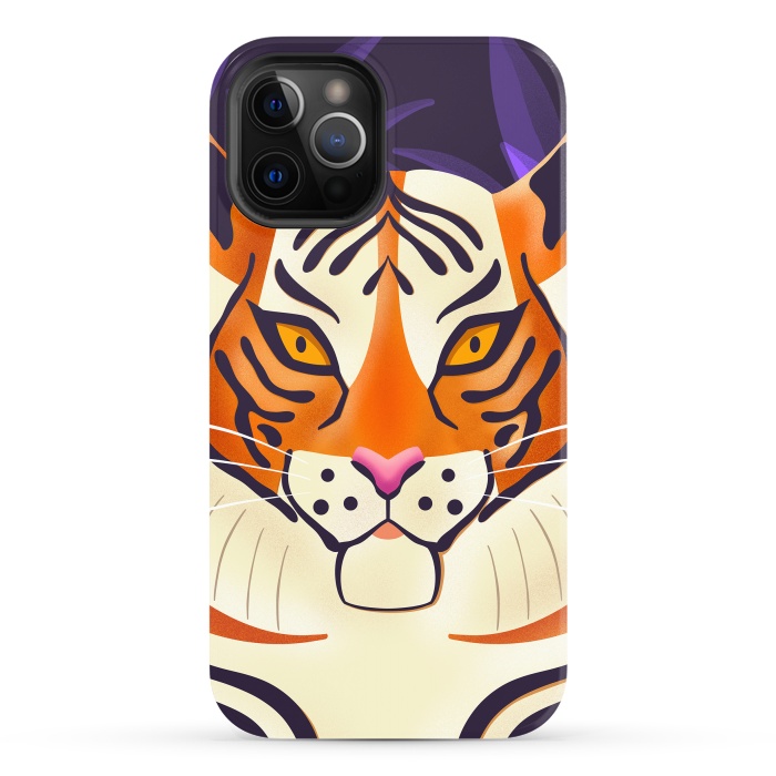 iPhone 12 Pro Max StrongFit Tiger 001 Wildlife by Jelena Obradovic