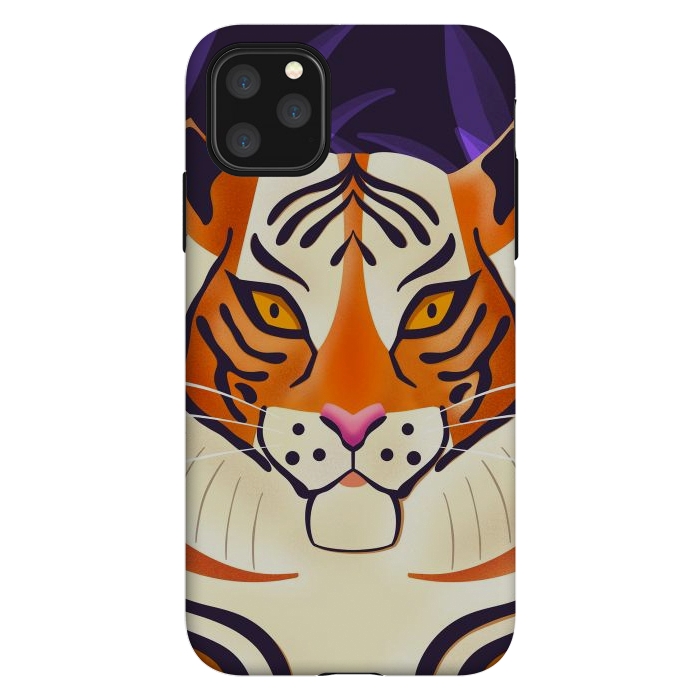 iPhone 11 Pro Max StrongFit Tiger 001 Wildlife by Jelena Obradovic
