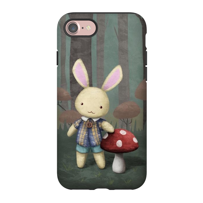 iPhone 7 StrongFit Cute bunny by Laura Nagel