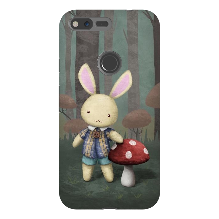 Pixel XL StrongFit Cute bunny by Laura Nagel