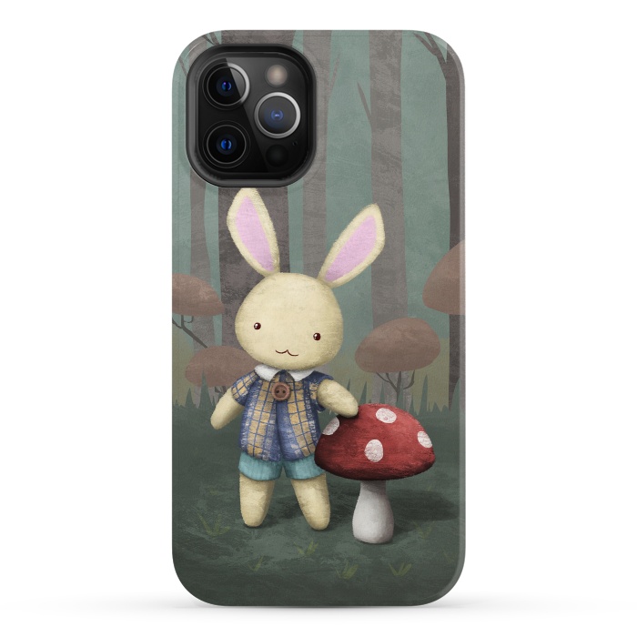 iPhone 12 Pro StrongFit Cute bunny by Laura Nagel