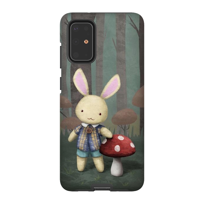 Galaxy S20 Plus StrongFit Cute bunny by Laura Nagel