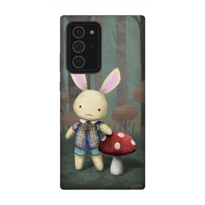 Galaxy Note 20 Ultra StrongFit Cute bunny by Laura Nagel