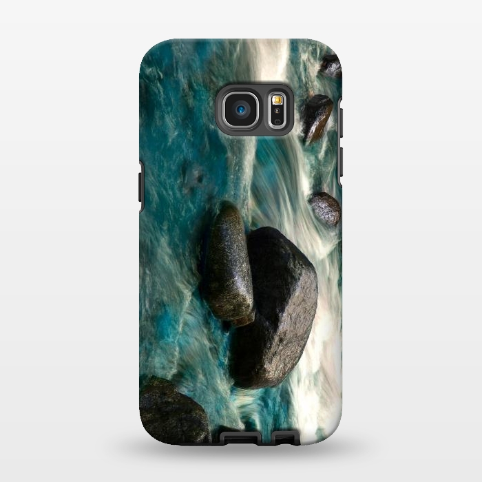 Galaxy S7 EDGE StrongFit Mystic river by Laura Nagel