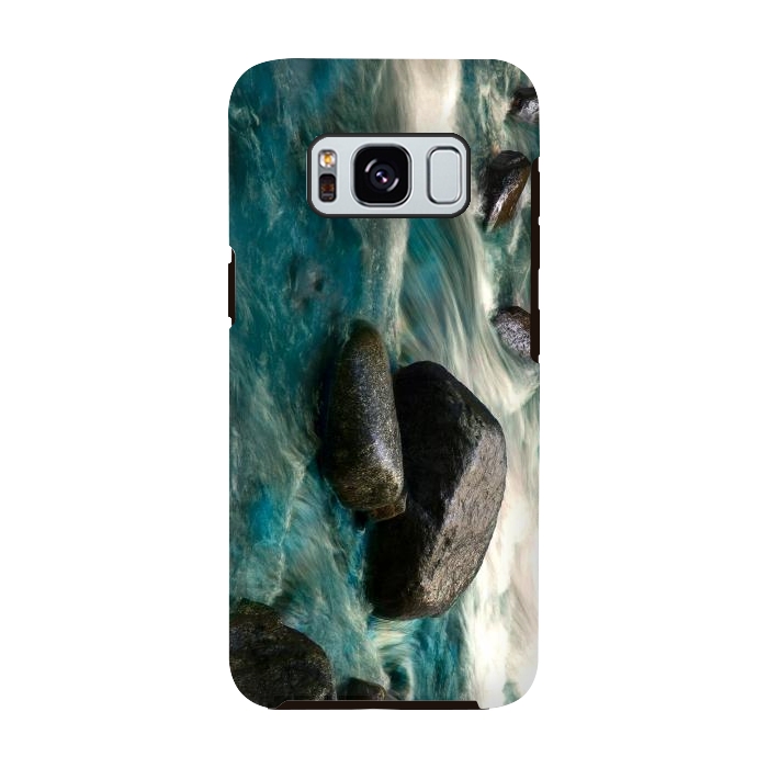 Galaxy S8 StrongFit Mystic river by Laura Nagel