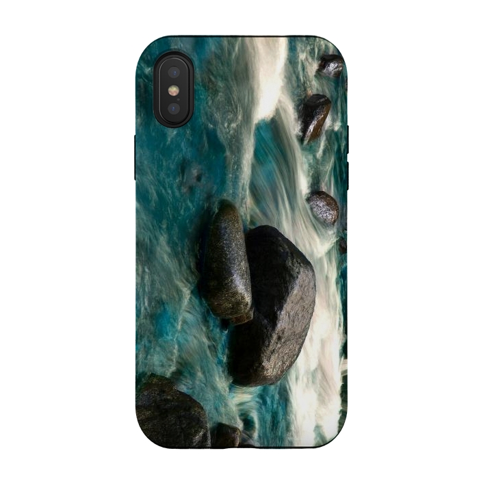 iPhone Xs / X StrongFit Mystic river by Laura Nagel