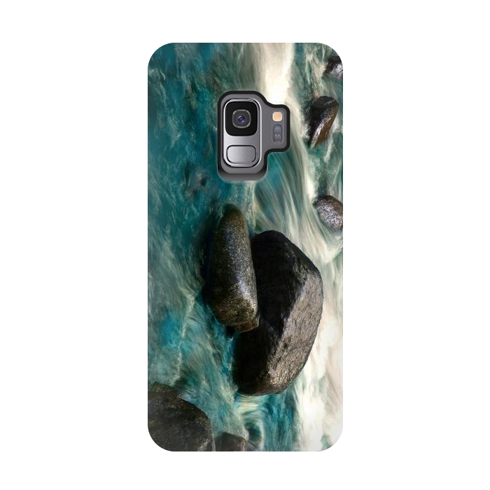 Galaxy S9 StrongFit Mystic river by Laura Nagel