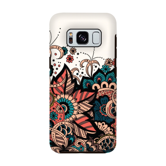 Galaxy S8 StrongFit mandala print multicolor by MALLIKA