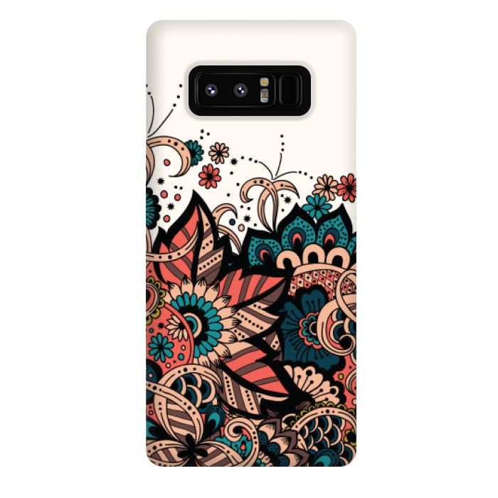 Galaxy Note 8 StrongFit mandala print multicolor by MALLIKA