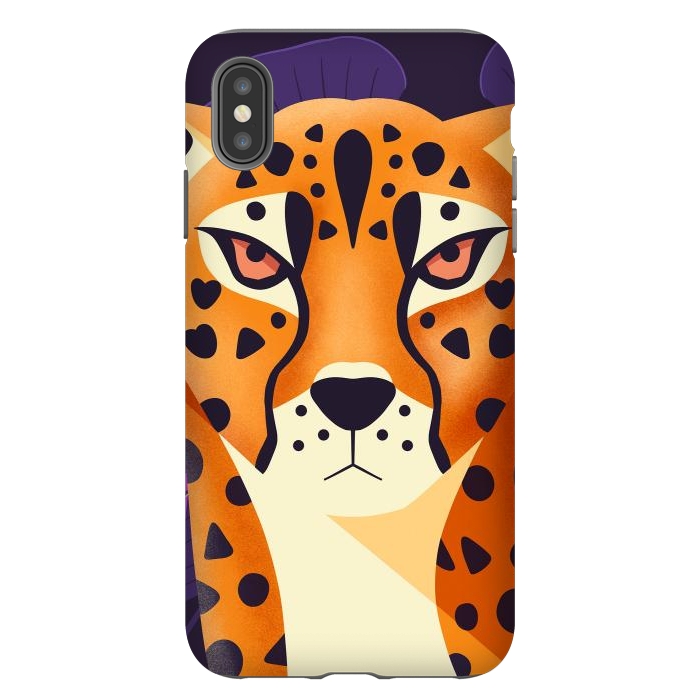 iPhone Xs Max StrongFit Wildlife 002 Cheetah by Jelena Obradovic
