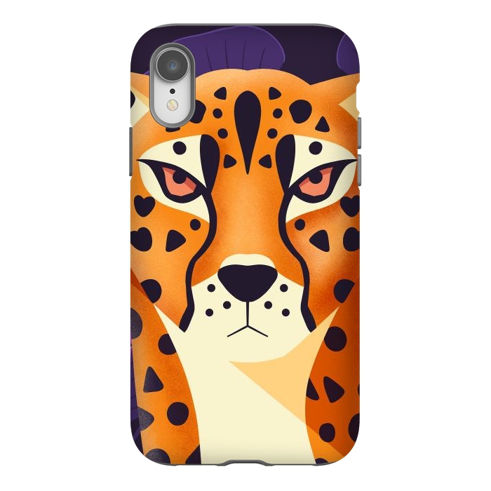 iPhone Xr StrongFit Wildlife 002 Cheetah by Jelena Obradovic