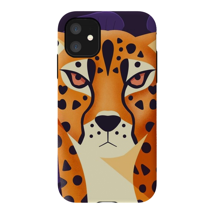 iPhone 11 StrongFit Wildlife 002 Cheetah by Jelena Obradovic
