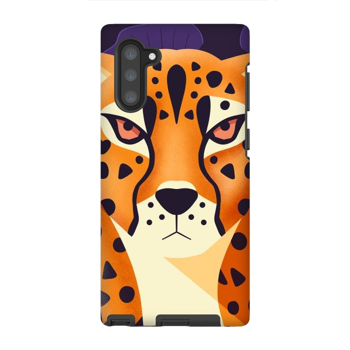 Galaxy Note 10 StrongFit Wildlife 002 Cheetah by Jelena Obradovic