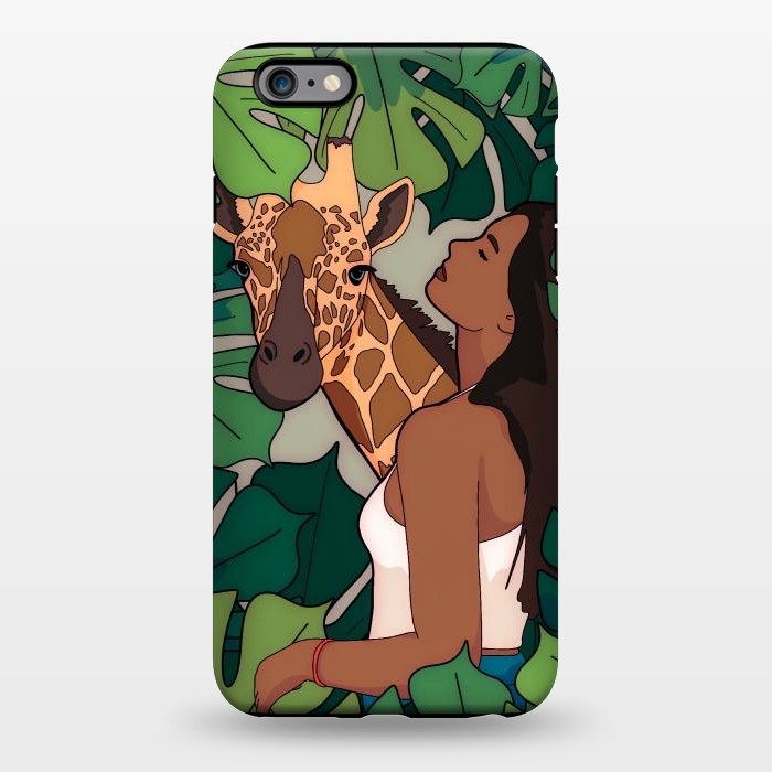 iPhone 6/6s plus StrongFit The green jungle girl by Steve Wade (Swade)