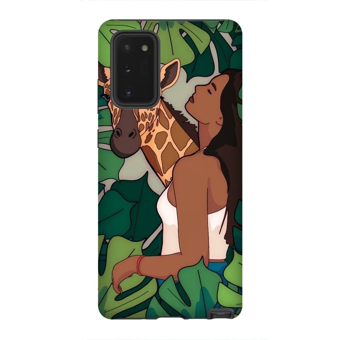 Galaxy Note 20 StrongFit The green jungle girl by Steve Wade (Swade)