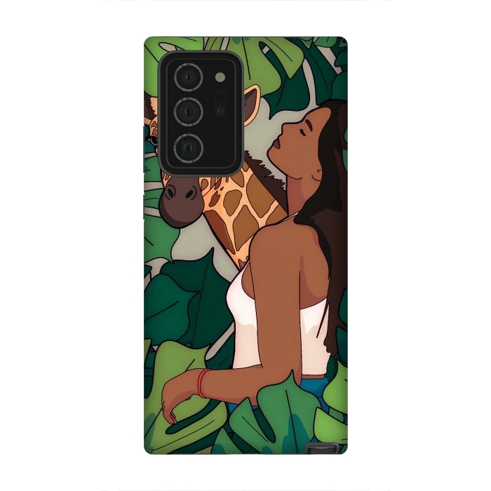 Galaxy Note 20 Ultra StrongFit The green jungle girl by Steve Wade (Swade)