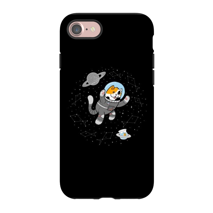 iPhone 7 StrongFit Catstronaut by Afif Quilimo