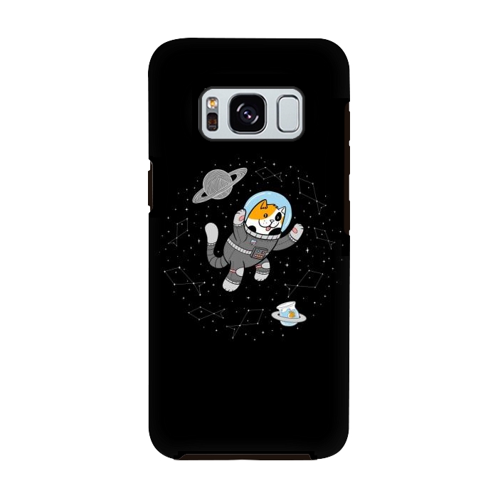 Galaxy S8 StrongFit Catstronaut by Afif Quilimo