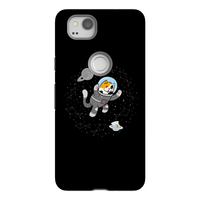 Pixel 2 StrongFit Catstronaut by Afif Quilimo