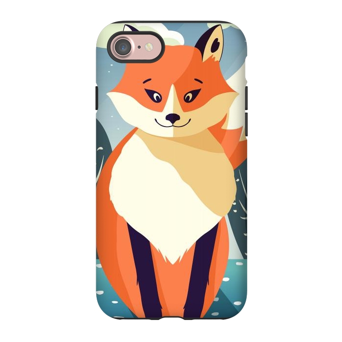 iPhone 7 StrongFit Wildlife 006a Red Fox by Jelena Obradovic
