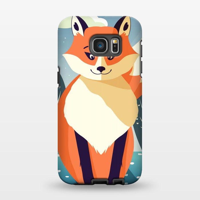 Galaxy S7 EDGE StrongFit Wildlife 006a Red Fox by Jelena Obradovic
