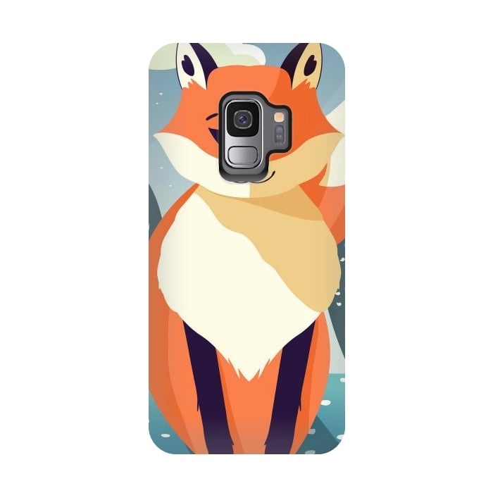 Galaxy S9 StrongFit Wildlife 006a Red Fox by Jelena Obradovic